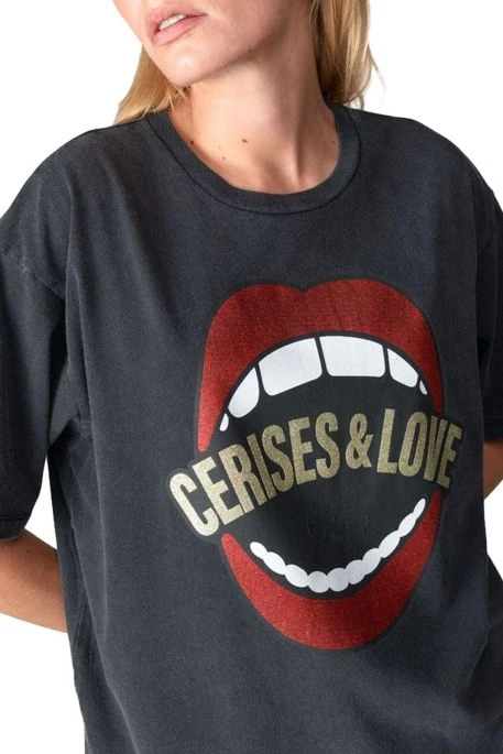 Tee Shirt LE TEMPS DES CERISES JOEL Black 2 Tee Shirt LE TEMPS DES CERISES JOEL Black