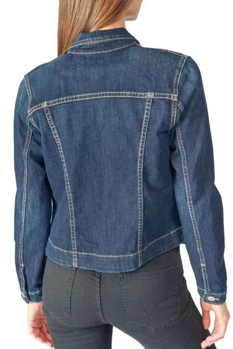 Blouson En Jean LE TEMPS DES CERISES LILLY Blue 5 Blouson En Jean LE TEMPS DES CERISES LILLY Blue – Image 3
