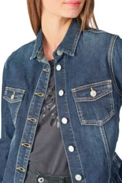 Blouson En Jean LE TEMPS DES CERISES LILLY Blue 10 Blouson En Jean LE TEMPS DES CERISES LILLY Blue -Magasin De Vêtements De Mode Pour Femmes tdc flilly 3001 blue 5