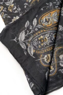 Foulard LE TEMPS DES CERISES Zuzana Noir -Magasin De Vêtements De Mode Pour Femmes tdc fzuzana 0001 black 2