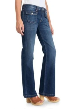 Jean LE TEMPS DES CERISES FLARE FOUR Bleu 11 Jean LE TEMPS DES CERISES FLARE FOUR Bleu -Magasin De Vêtements De Mode Pour Femmes tdc jffour00w1174 3