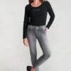 Jean LE TEMPS DES CERISES JARRY PULP SLIM Grey -Magasin De Vêtements De Mode Pour Femmes tdc jfjarry0w5069 3003 grey 1