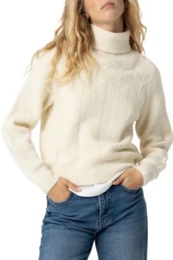 Pull Col Roulé TIFFOSI MORGANA Beige 9 Pull Col Roulé TIFFOSI MORGANA Beige -Magasin De Vêtements De Mode Pour Femmes tiffosi 10051530 104 1