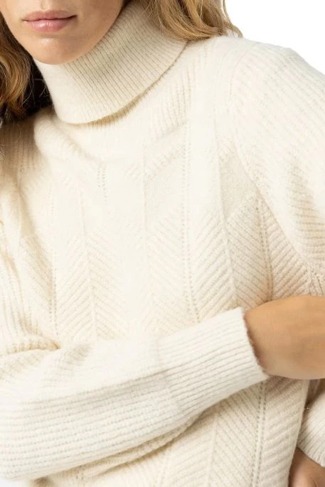 Pull Col Roulé TIFFOSI MORGANA Beige 5 Pull Col Roulé TIFFOSI MORGANA Beige – Image 3