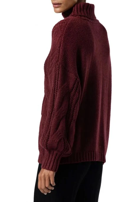 Pull Col Roulé TIFFOSI MELISSA Red 6 Pull Col Roulé TIFFOSI MELISSA Red – Image 4