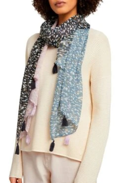 Echarpe TOM TAILOR Sky Captain Blue -Magasin De Vêtements De Mode Pour Femmes tom tailor 22869 1