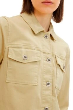 Blouson En Jean TOM TAILOR Light Moderate Olive -Magasin De Vêtements De Mode Pour Femmes tom tailor 23137 3