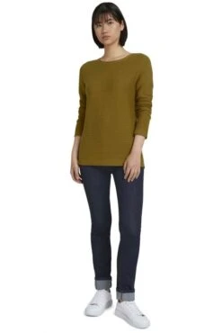 Sweat TOM TAILOR Kaki -Magasin De Vêtements De Mode Pour Femmes tt 22403 3