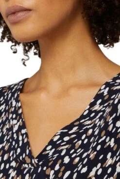 Chemisier TOM TAILOR DOTTED DESIGN NAVY -Magasin De Vêtements De Mode Pour Femmes tt 22659 5