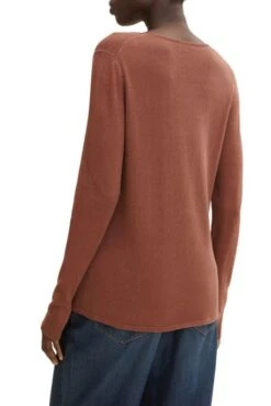 Pull TOM TAILOR Grounded Brown 9 Pull TOM TAILOR Grounded Brown -Magasin De Vêtements De Mode Pour Femmes tt 23619 2