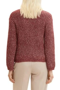 Pull TOM TAILOR Port Red Melange -Magasin De Vêtements De Mode Pour Femmes tt 24035 2