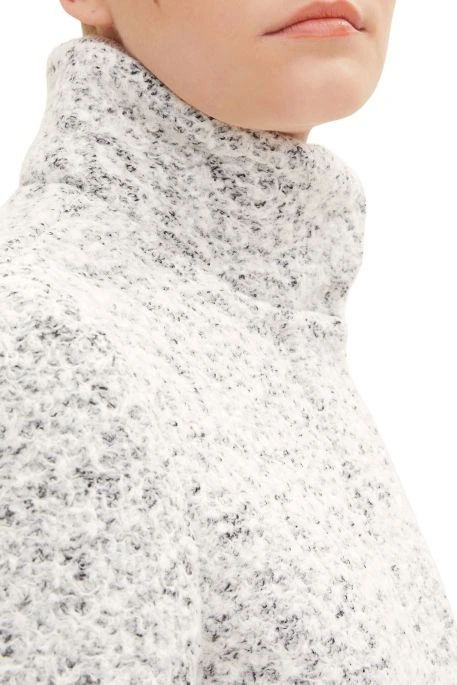 Blouson TOM TAILOR Grey Black Boucle 4 Blouson TOM TAILOR Grey Black Boucle – Image 2