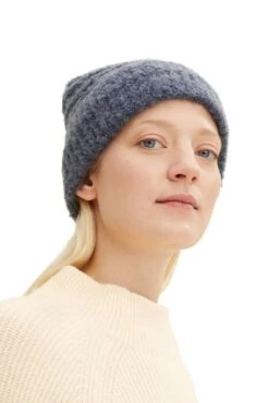 Bonnet TOM TAILOR Stormy Sea Blue -Magasin De Vêtements De Mode Pour Femmes tt 24123 2