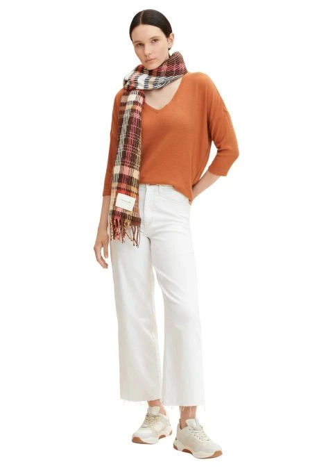 Tee Shirt TOM TAILOR V-NECK Rusty 3 Tee Shirt TOM TAILOR V-NECK Rusty