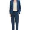 Pantalon TOM TAILOR LINEN Navy