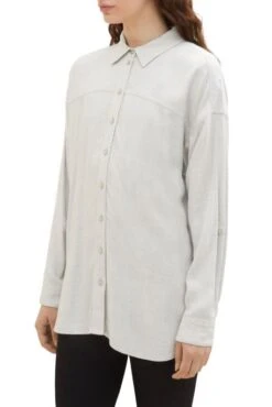 Chemise TOM TAILOR Light Grey -Magasin De Vêtements De Mode Pour Femmes tt 25291 1