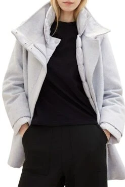 Tom Tailor Manteau TOMTAILOR WOOL Light Grey