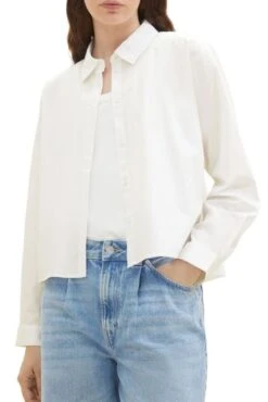 Chemisier TOM TAILOR White -Magasin De Vêtements De Mode Pour Femmes tt 25323 1