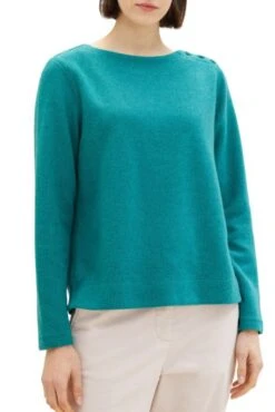 Sweat Femme TOM TAILOR Green -Magasin De Vêtements De Mode Pour Femmes tt 25671 1