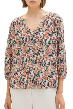 Chemisier TOM TAILOR Grey Floral -Magasin De Vêtements De Mode Pour Femmes tt 25673 1