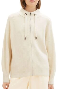 Gilet TOM TAILOR Soft Beige -Magasin De Vêtements De Mode Pour Femmes tt 25716 1