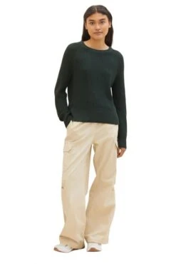 Pull TOM TAILOR MAILLE Green