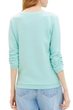SWEAT TOM TAILOR Turquoise -Magasin De Vêtements De Mode Pour Femmes tt 26177 2