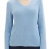 Pull TOM TAILOR COL V Fjord Blue -Magasin De Vêtements De Mode Pour Femmes tt 26181 1