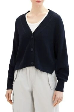 Gilet TOM TAILOR Captain Blue -Magasin De Vêtements De Mode Pour Femmes tt 26185 1