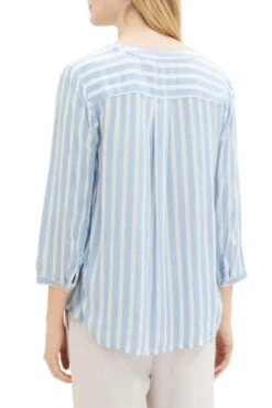 Chemise TOM TAILOR Blue Stripe 8 Chemise TOM TAILOR Blue Stripe -Magasin De VĂȘtements De Mode Pour Femmes tt 26190 2