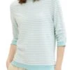 Sweat TOM TAILOR Mint Stripe -Magasin De Vêtements De Mode Pour Femmes tt 26409 1