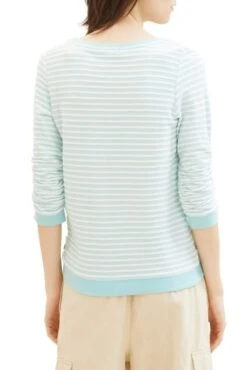 Sweat TOM TAILOR Mint Stripe -Magasin De Vêtements De Mode Pour Femmes tt 26409 2