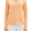 Pull TOM TAILOR COL V Light Coral -Magasin De Vêtements De Mode Pour Femmes tt 26429 1