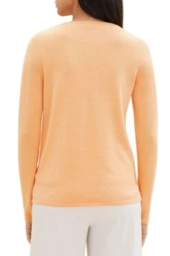 Pull TOM TAILOR COL V Light Coral -Magasin De Vêtements De Mode Pour Femmes tt 26429 2