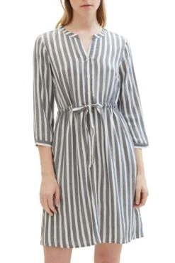 Robe TOM TAILOR Offwhite Stripe -Magasin De Vêtements De Mode Pour Femmes tt 26725 1