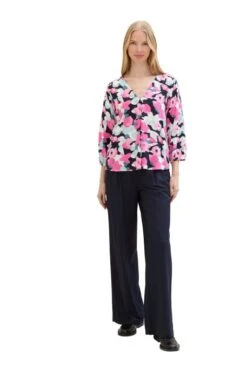 Chemisier TOM TAILOR Pink Colorful Floral Design -Magasin De Vêtements De Mode Pour Femmes tt 26769 3