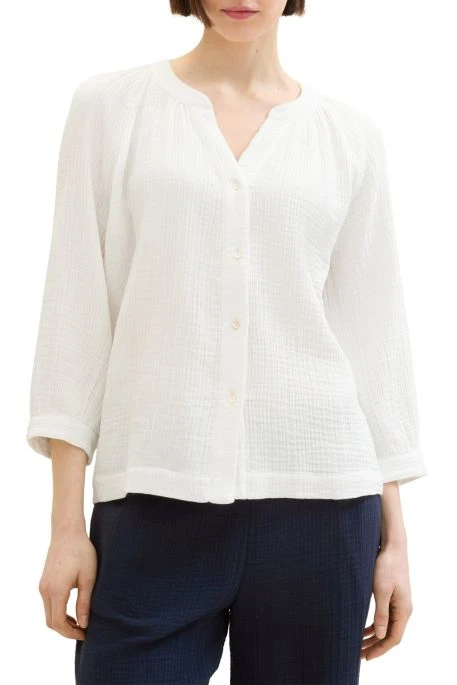 Chemise TOM TAILOR Whisper White 3 Chemise TOM TAILOR Whisper White
