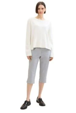 Pantacourt TOM TAILOR Navy Stripe -Magasin De Vêtements De Mode Pour Femmes tt 26837 5