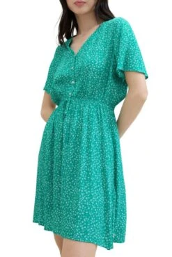 Robe TOM TAILOR Green Print -Magasin De Vêtements De Mode Pour Femmes tt 26879 1