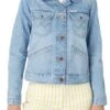 Blouson En Jean WRANGLER ICON Blue Sunrise -Magasin De Vêtements De Mode Pour Femmes wrangler w4wj73y97 1